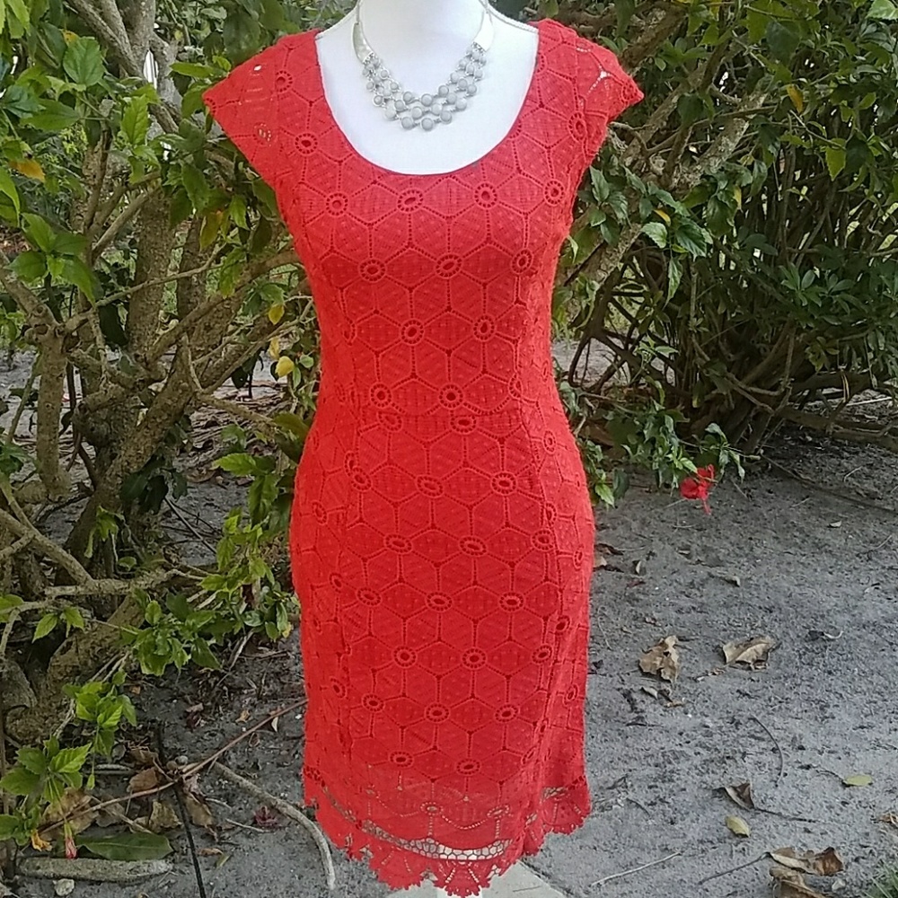 Nikibiki Red Lace Dress Size M